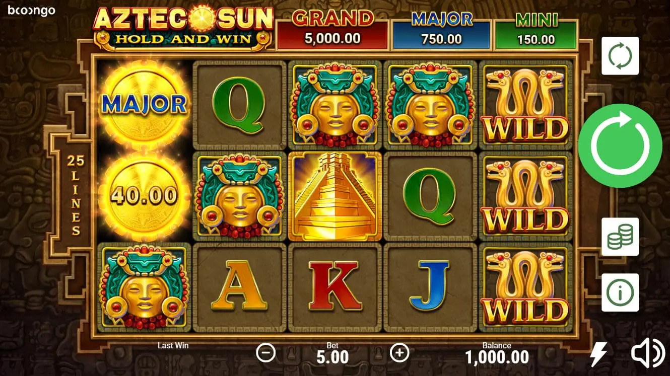 Игровой автомат Aztec Sun
